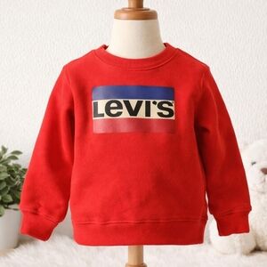 Levi's Vibrant Red Kids Sweatshirt